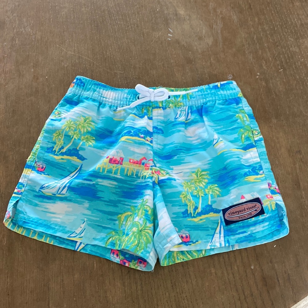 Vineyard Vines Blue Kids Swim Trunks